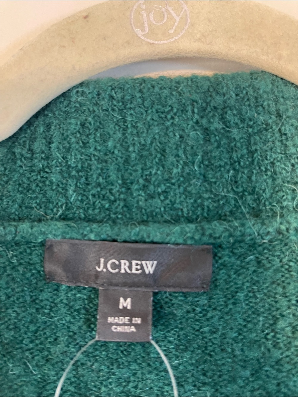 J. Crew Forest Green Half-Zip Funnel Neck Sweater - Picture 2 of 6
